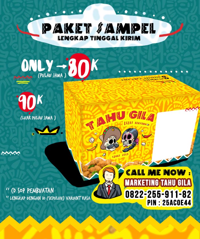 Franchise Peluang Usaha Tahu Gila