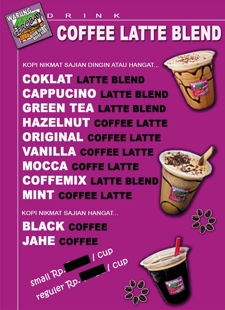 Menu-Menu Produk untuk Paket Gold