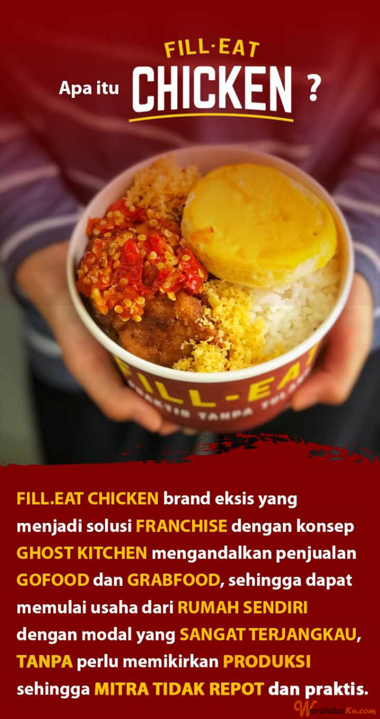 Franchise Peluang Usaha Makanan Nasi Bowl - Fill-Eat Chicken