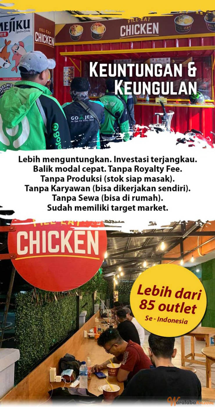 Franchise Peluang Usaha Makanan Nasi Bowl - Fill-Eat Chicken