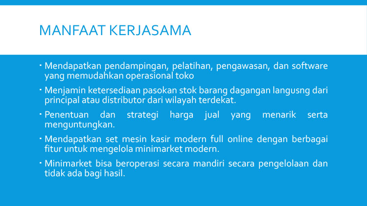 Kemitraan / Peluang Bisnis Minimarket Toko Swalayan Autopilot Arhamart