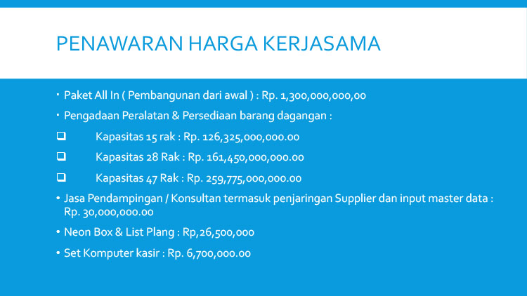 Kemitraan / Peluang Bisnis Minimarket Toko Swalayan Autopilot Arhamart