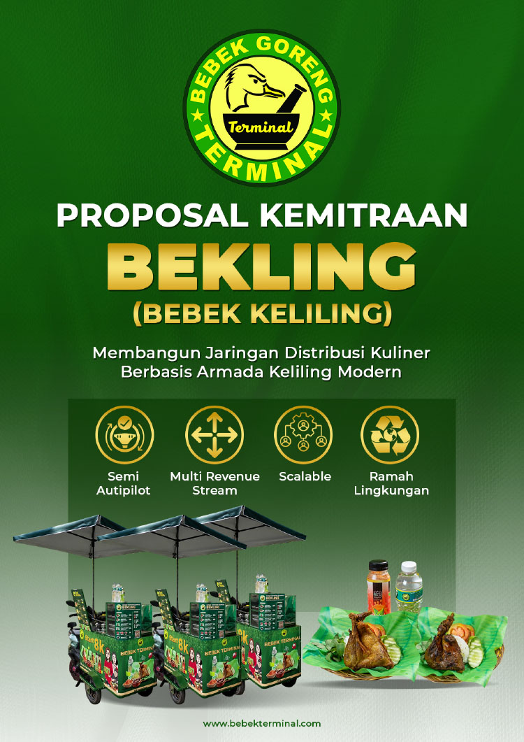 Franchise Peluang Usaha Bekling Bebek Keliling Gerobak Listrik by Bebek Terminal