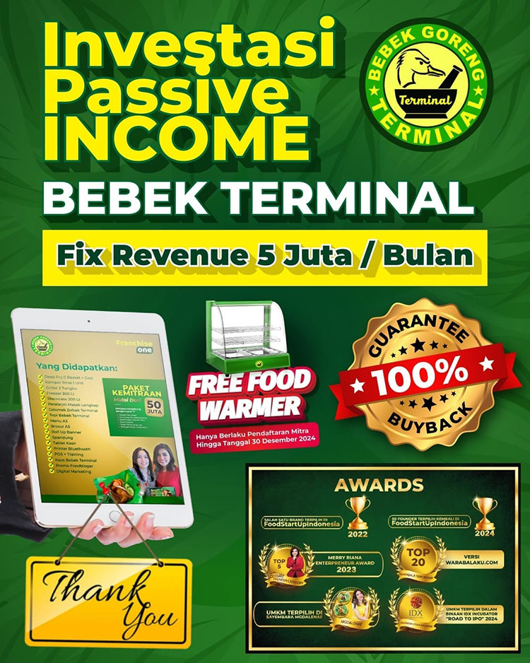 Franchise Peluang Usaha Resto Bebek Terminal Investasi Passive Income