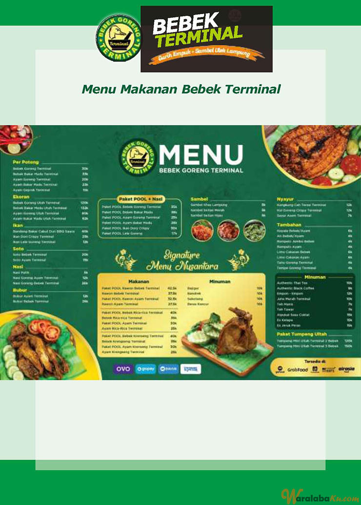 Franchise Bebek Terminal Peluang Bisnis Makanan Waralaba Ku