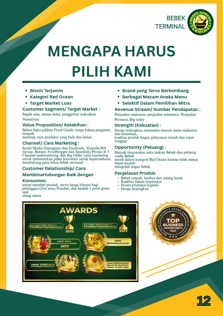 Franchise Peluang Usaha Restoran Tradisional Autopilot Bebek Terminal