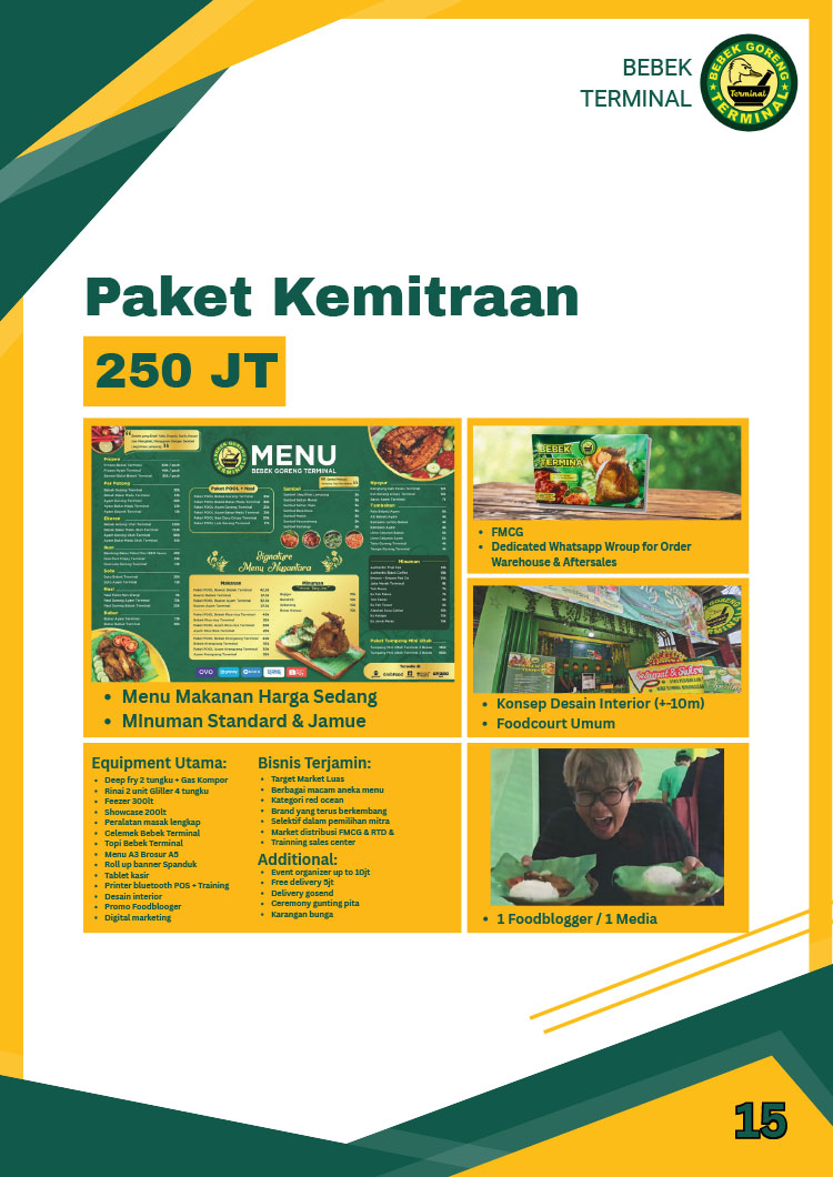 Franchise Peluang Usaha Restoran Tradisional Autopilot Bebek Terminal