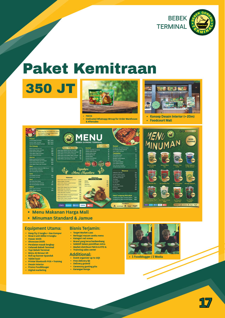 Franchise Peluang Usaha Restoran Tradisional Autopilot Bebek Terminal