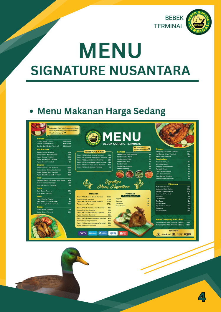 Franchise Peluang Usaha Restoran Tradisional Autopilot Bebek Terminal