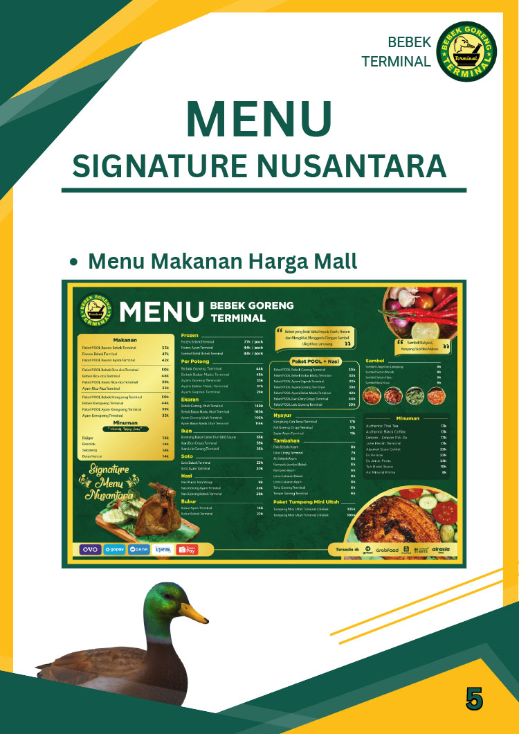 Franchise Peluang Usaha Restoran Tradisional Autopilot Bebek Terminal