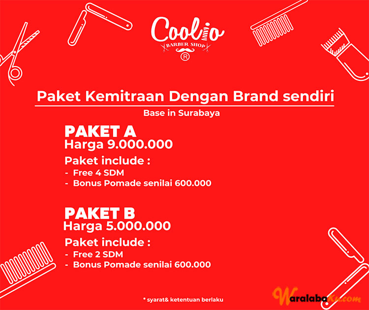 Franchise Peluang Usaha COOLIO BARBERSHOP