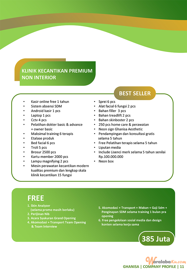 Franchise Peluang Usaha Salon Muslimah ghanisa aesthetic indonesia