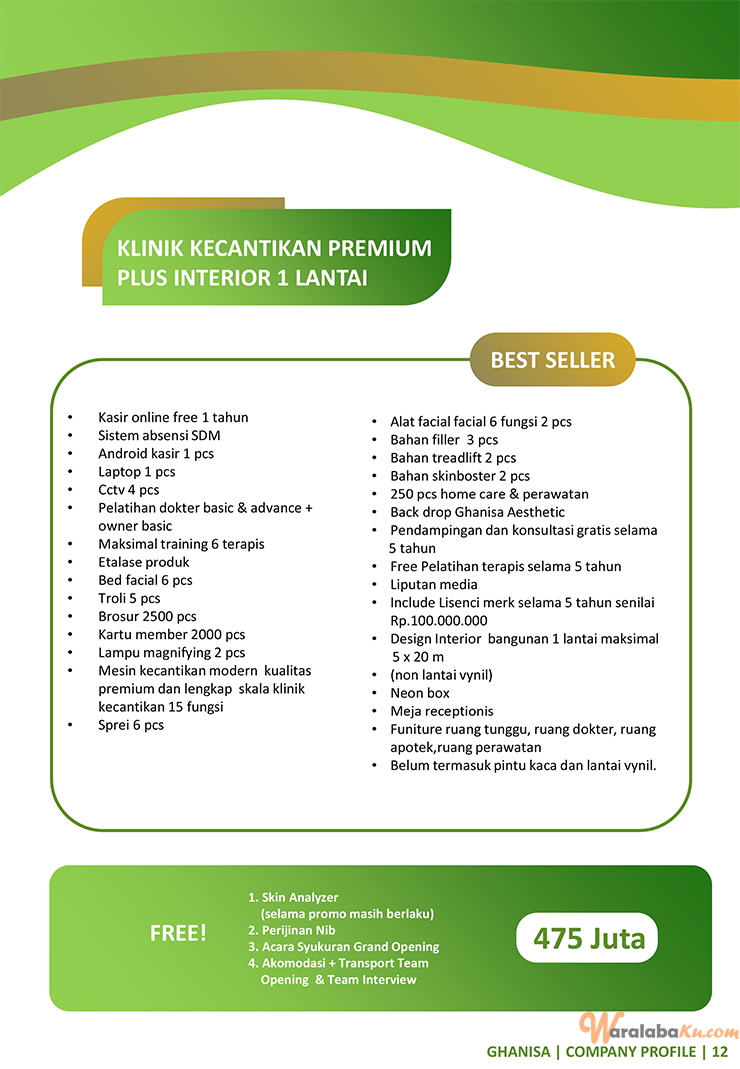 Franchise Peluang Usaha Salon Muslimah ghanisa aesthetic indonesia