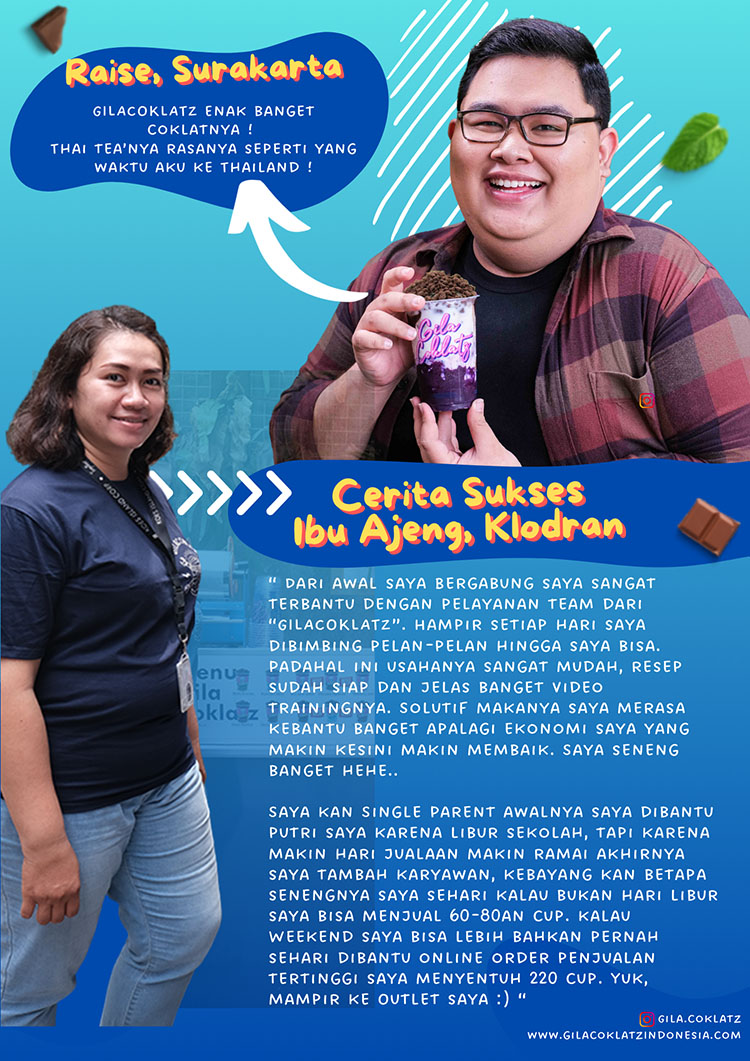 Kemitraan / Peluang Bisnis Minuman Chocolate Ice Blend Gilacoklatz Kemitraan / Peluang Bisnis Minuman Chocolate Ice Blend Gilacoklatz