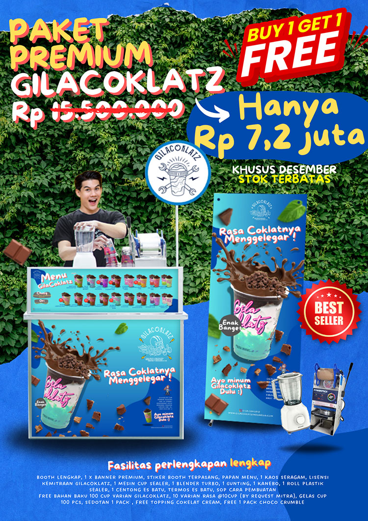 Kemitraan / Peluang Bisnis Minuman Chocolate Ice Blend Gilacoklatz Kemitraan / Peluang Bisnis Minuman Chocolate Ice Blend Gilacoklatz