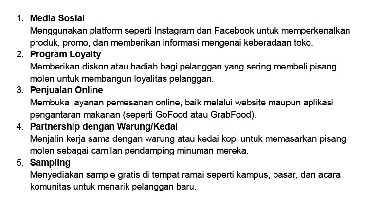 Kemitraan Peluang Bisnis Gorengan Pisang Molen M.A Tangerang