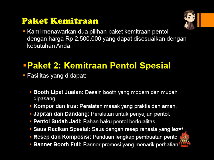 Kemitraan Peluang Bisnis Modal Kecil Bakso Bakar Pentol Jawara