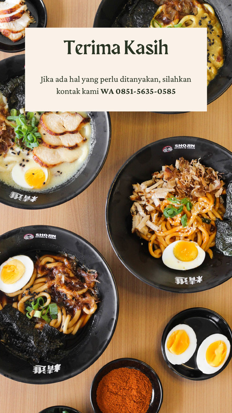 Proposal Kemitraan Franchise Restoran Jepang Shojin Ramen & Udon