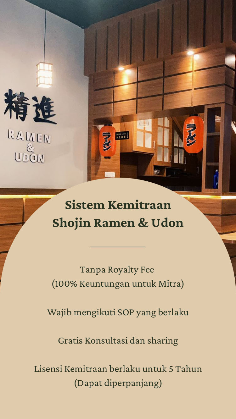 Proposal Kemitraan Franchise Restoran Jepang Shojin Ramen & Udon