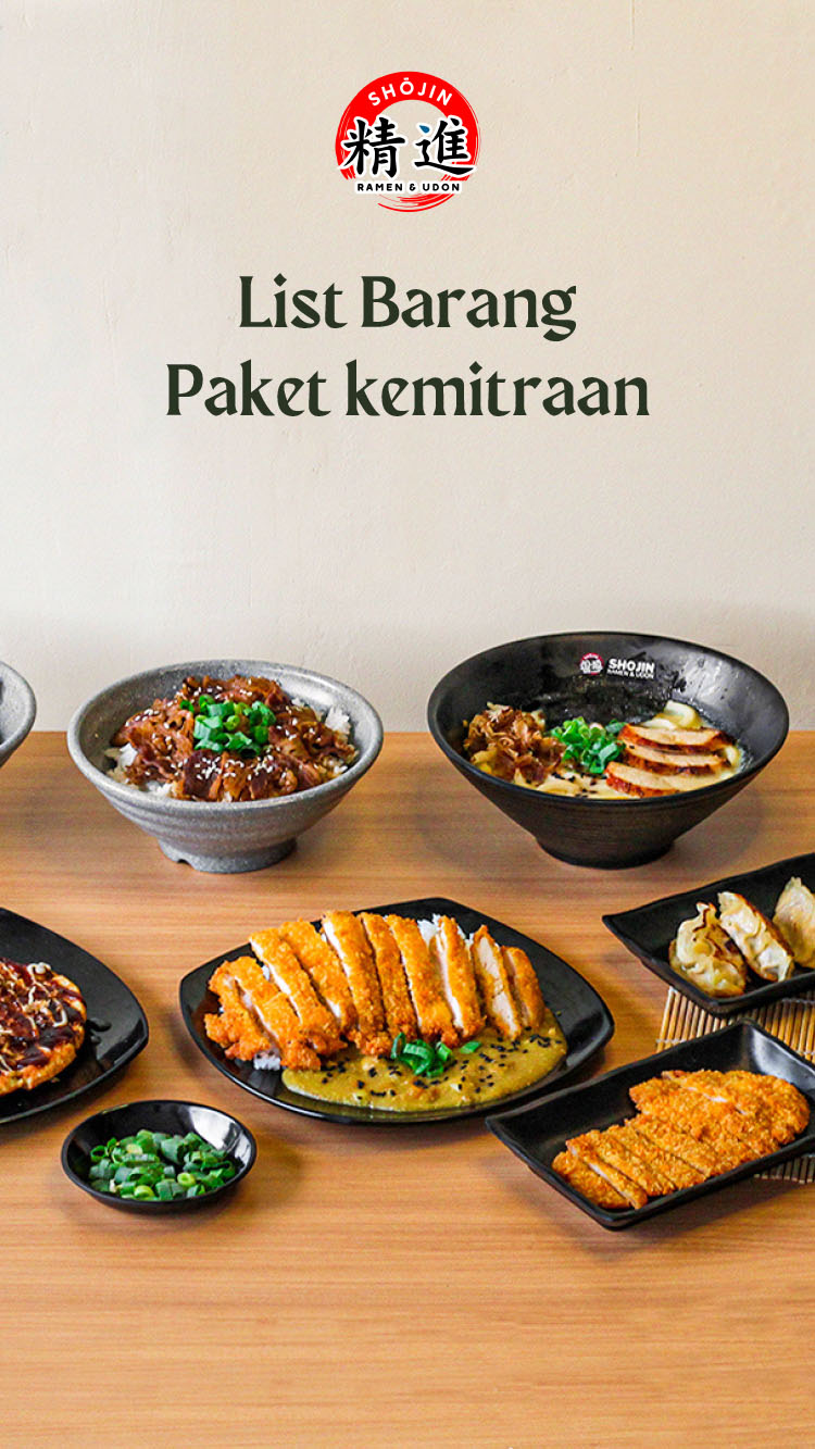 Proposal Kemitraan Franchise Restoran Jepang Shojin Ramen & Udon