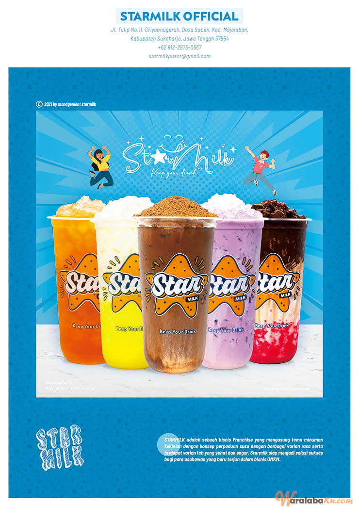 Franchise Peluang Usaha Minuman Ice Blend ~ Starmilk