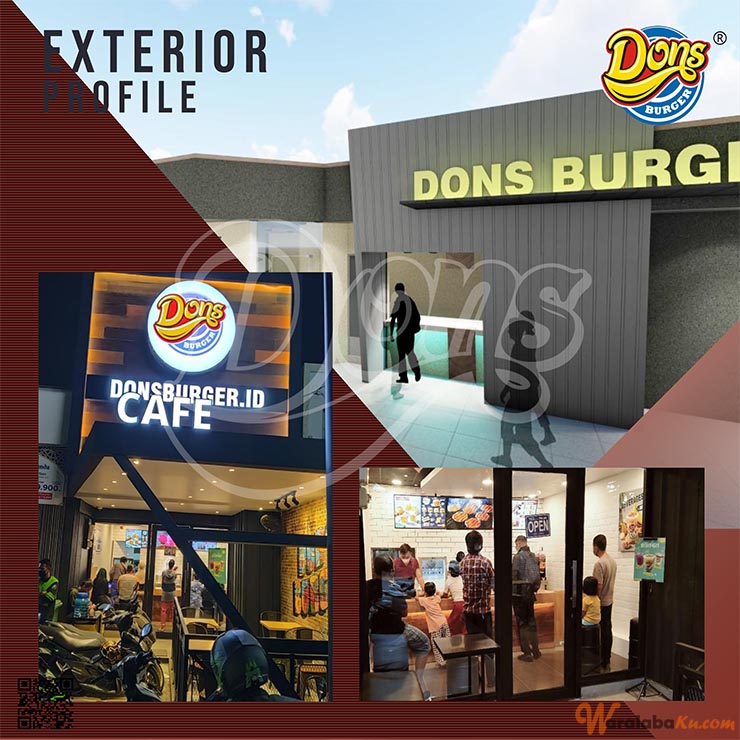 Franchise Dons Burger & Coffee | Peluang Bisnis Cafe - Waralaba Ku