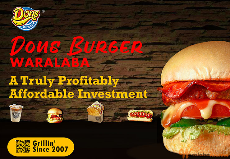 Franchise Peluang Usaha Makanan Burger Dan Coffee | Dons Burger Dan Coffee