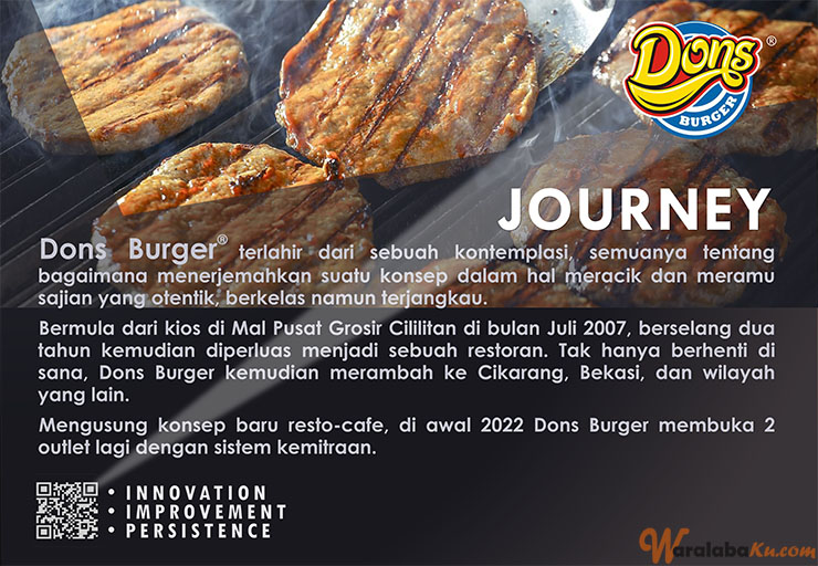 Franchise Peluang Usaha Makanan Burger Dan Coffee | Dons Burger Dan Coffee
