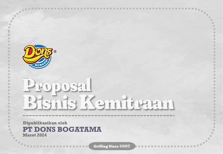 Kemitraan Peluang Bisnis Cafe & Restoran Fastfood Dons Burger & Coffee