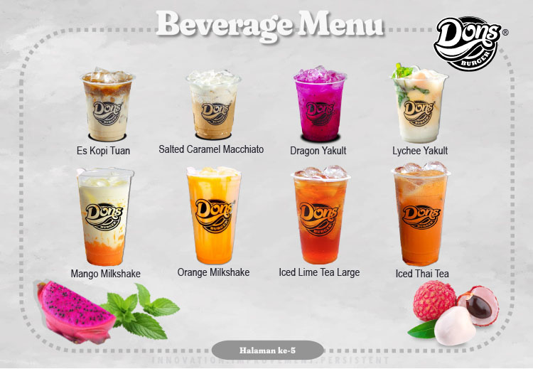 Kemitraan Peluang Bisnis Cafe & Restoran Fastfood Dons Burger & Coffee