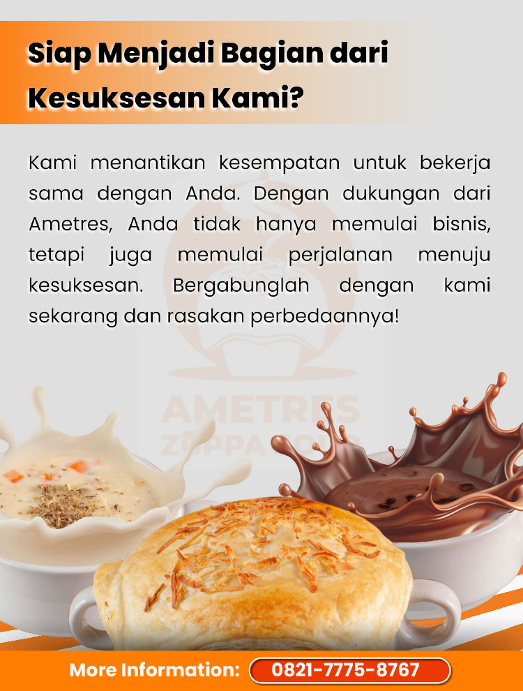 Kemitraan / Peluang Bisnis Zupa Sup & Pasta Ametres Zuppa Soup