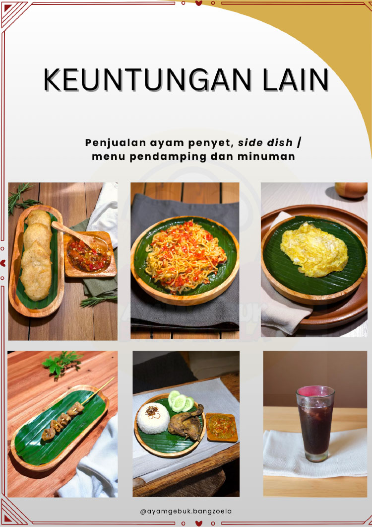 Kemitraan / Peluang Bisnis Autopilot Ayam Geprek & Penyet Ayam Gebuk Bang Zoela