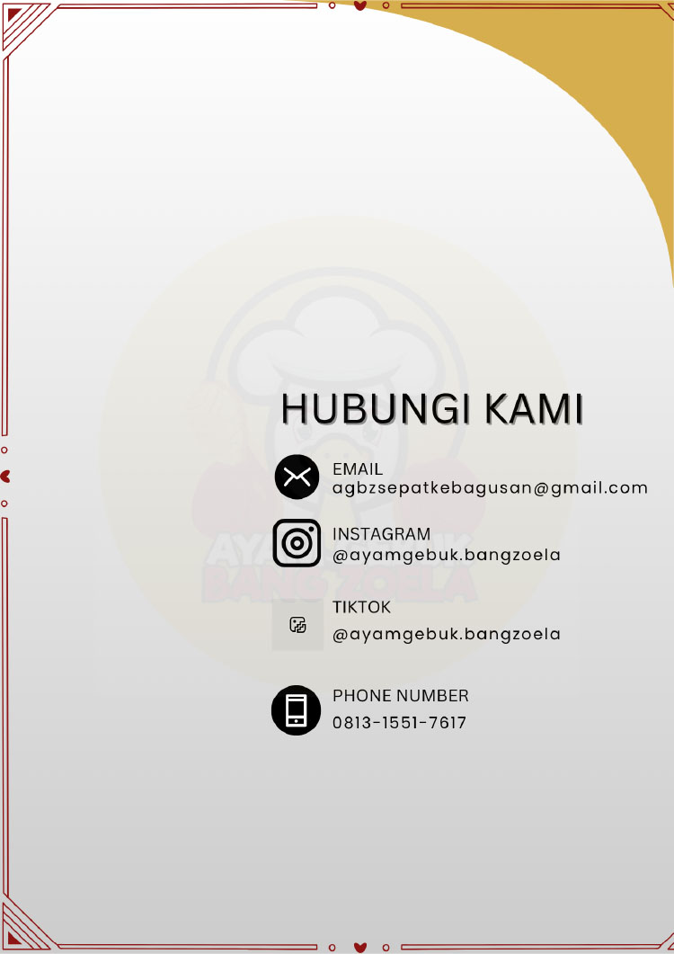 Kemitraan / Peluang Bisnis Autopilot Ayam Geprek & Penyet Ayam Gebuk Bang Zoela