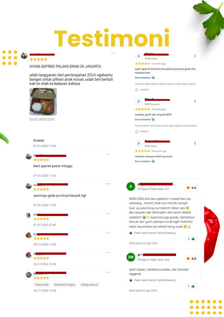 Kemitraan / Peluang Bisnis Autopilot Ayam Geprek & Penyet Ayam Gebuk Bang Zoela