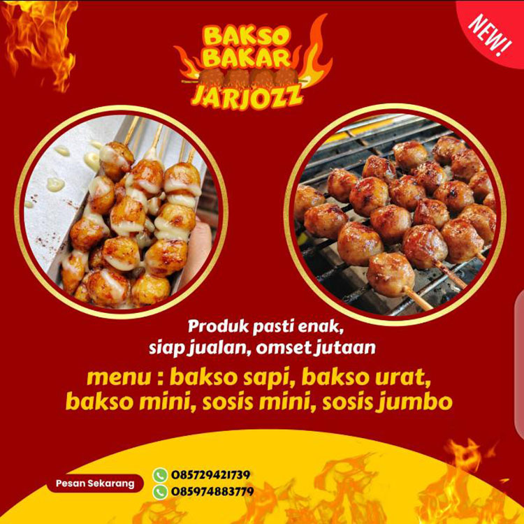 Kemitraan Peluang Bisnis Bakso Sosis Bakar Modal Kecil Jarjozz