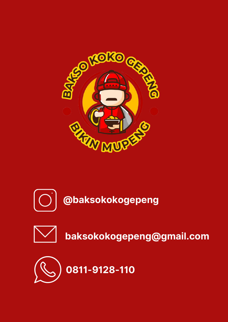 Kemitraan / Peluang Bisnis Bakmi, Siomay, Bakso Koko Gepeng