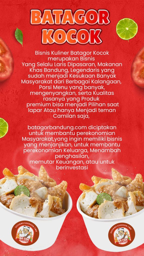 Kemitraan Peluang Bisnis Batagor Bandung & Bakso Tahu