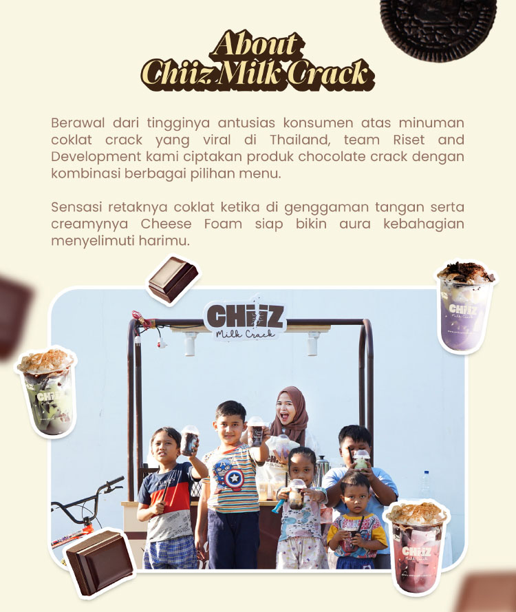 Kemitraan Peluang Bisnis Chocolate Crack Thailand Viral Chiiz Milk Crack