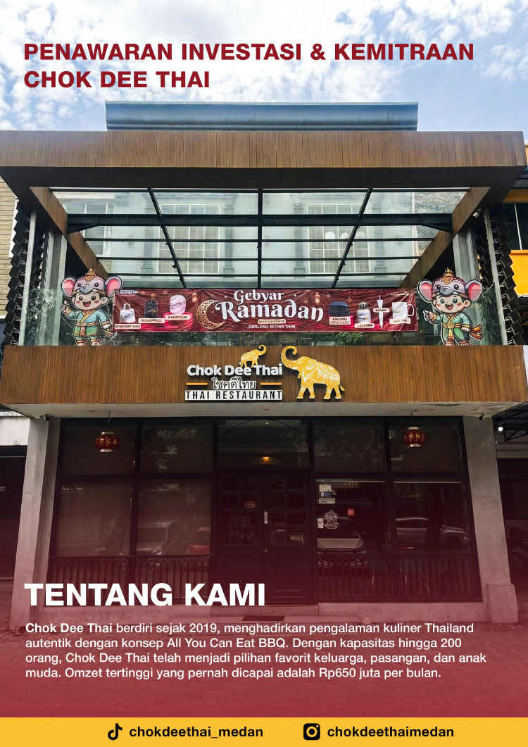 Kemitraan / Peluang Bisnis Restoran Thailand All You Can Eat