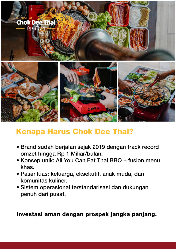 Kemitraan / Peluang Bisnis Restoran Thailand All You Can Eat