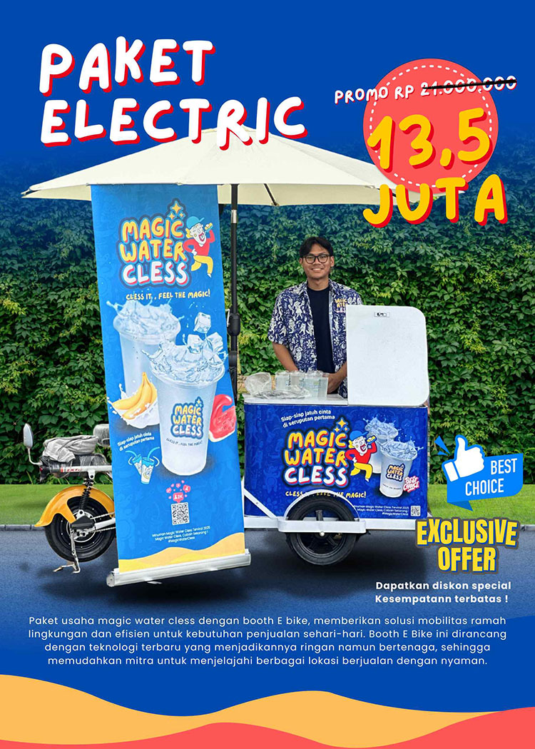 Kemitraan / Peluang Bisnis Minuman Viral Air Bening Filipina Magic Water Cless Kemitraan / Peluang Bisnis Minuman Viral Air Bening Filipina Magic Water Cless