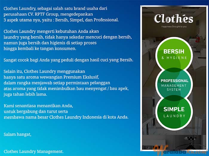 Franchise Laundry Clothes  Peluang Bisnis Laundry 