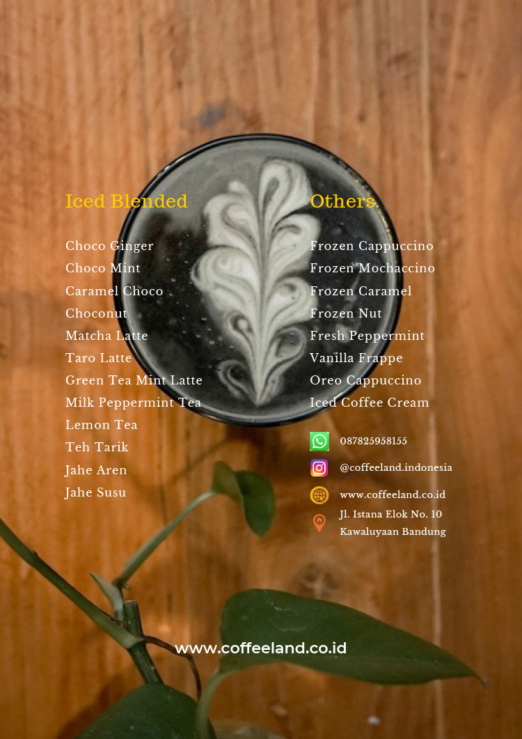 Kemitraan / Peluang Bisnis Kedai Kopi, Cafe, Coffee Shop, Coffeeland