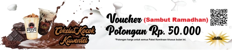 Voucher Diskon Kemitraan Es Cokelat Kocok Kuwentel Ramadhan 2025