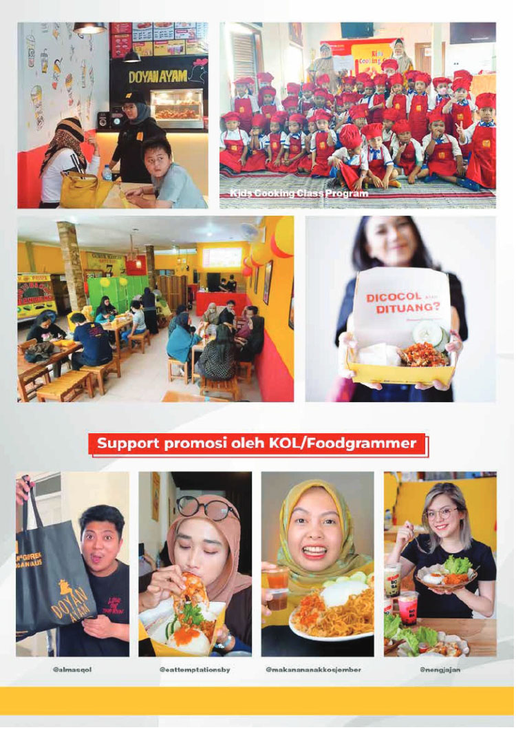 Kemitraan / Peluang Bisnis Ayam Geprek Saus Celup Doyan Ayam