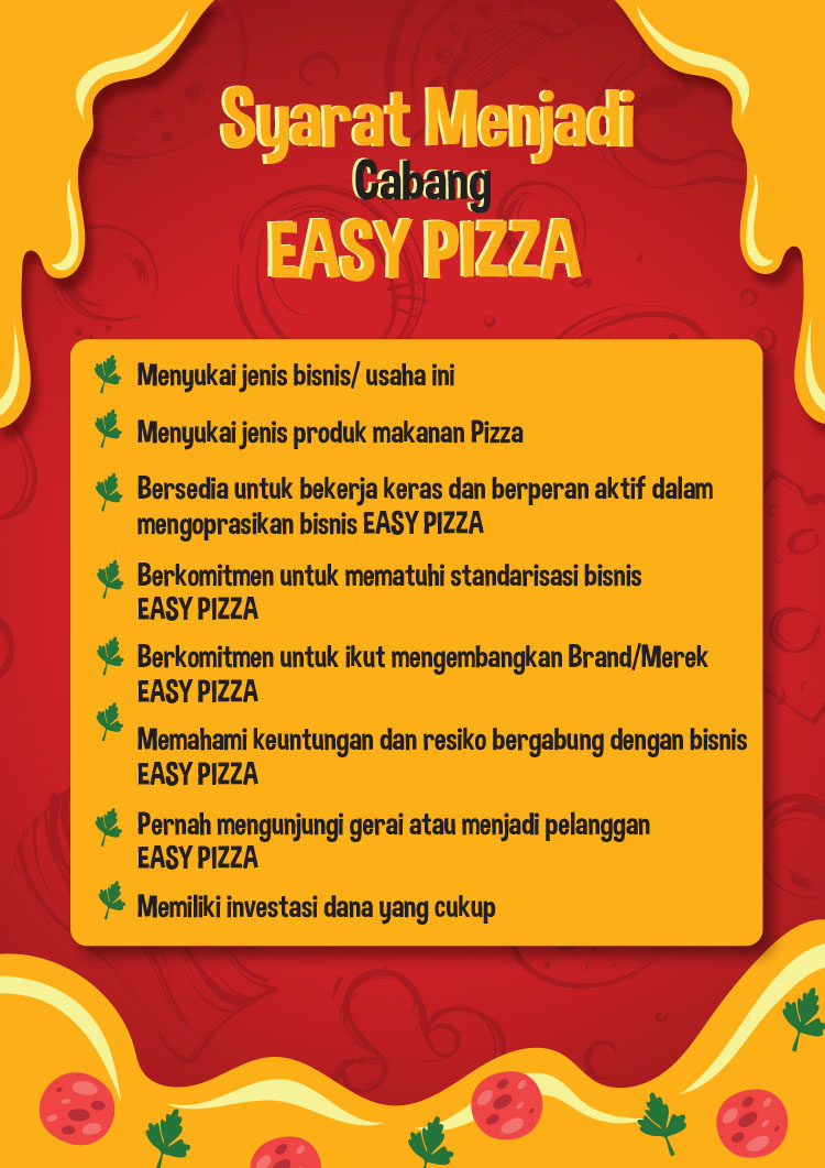 Kemitraan / Peluang Bisnis Pizza Cone & Makaroni Easy Pizza