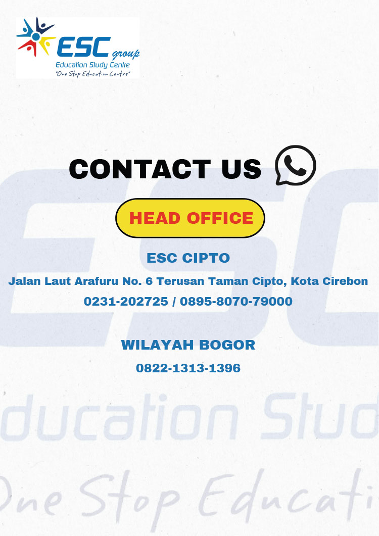 Franchise Pendidikan Kursus Anak & Dewasa Education Study Center / ESC