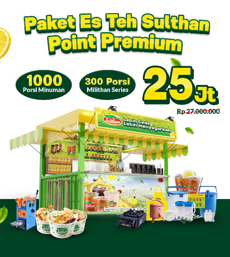 Franchise Peluang Usaha Minuman Teh Kekinian | Es Teh Sulthan