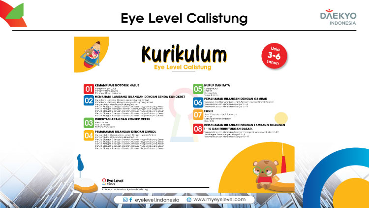 Franchise Peluang Usaha Kursus Matematika, Bahasa Inggris, & Calistung Eye Level