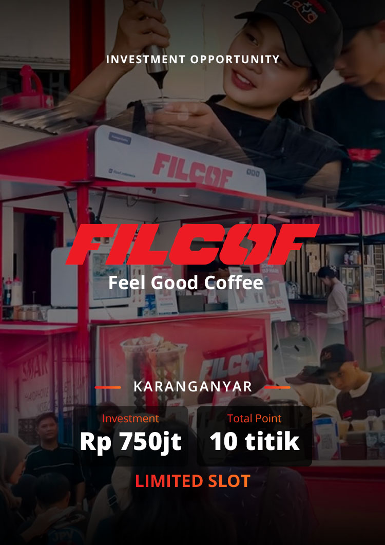 Kemitraan / Peluang Bisnis Kopi Kontainer Viral & Kopi Keliling Filcof